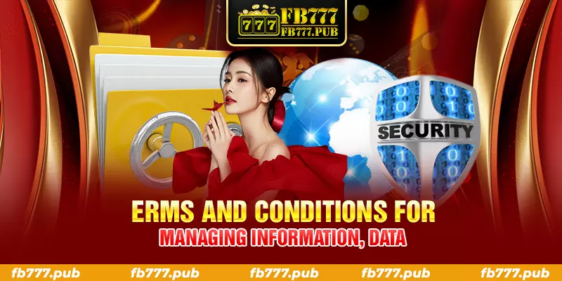 terms and conditions for managing information data